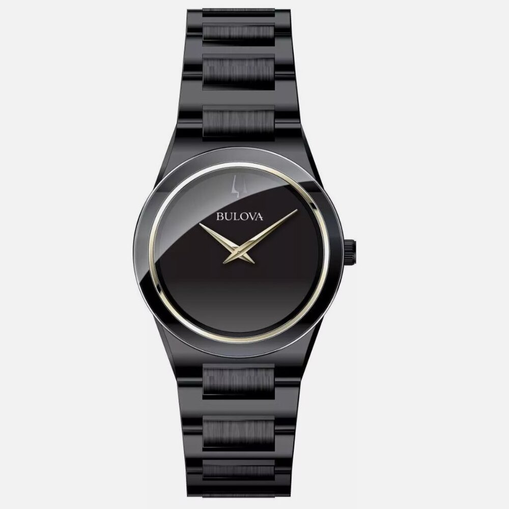 NEW Bulova 41mm Black Men's Watch